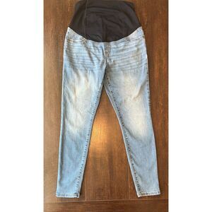Isabel Light Wash Maternity Jeggings Size 6R/28
